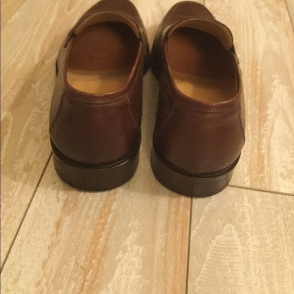 EUC Bruno magli ivy penny loafers, rust/brown, Men’s Size 8 - Picture 6 of 12